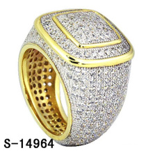 Hochwertiger Modeschmuck 925 Sterling Silber Ring mit Diamant